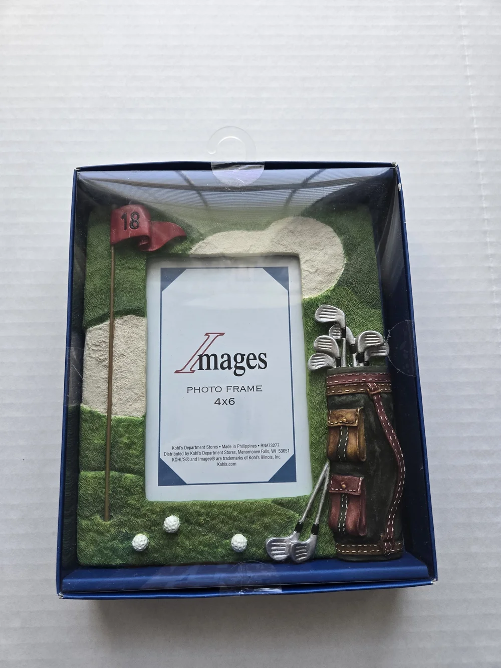 Set Of TWO! Golf 4x6 Photo Frames - New In Box